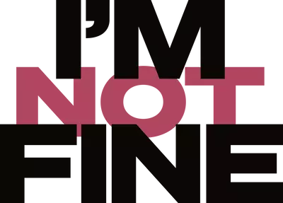 i'm not fine 标志