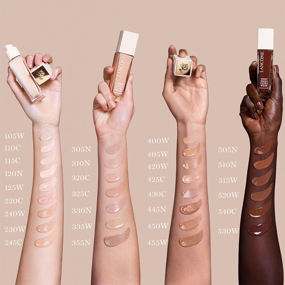 Teint Idole Ultra Wear Care & Glow Serum Foundation(无痕舒适调理和亮泽肌肤精华粉底液)